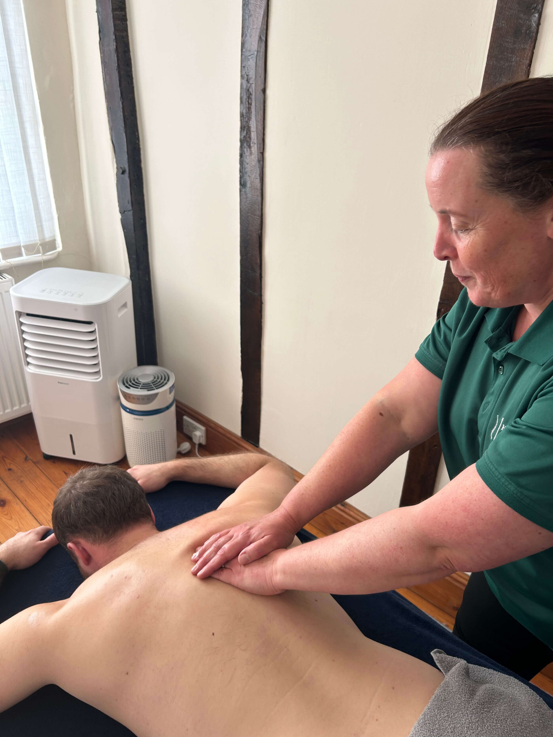 Sports massage at Honiton Chiropractic Clinic